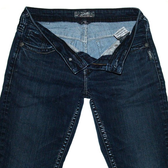 Silver Jeans - AIKO BABY BOOT Women's Blue Denim SAF457 - 28X28 - Picture 8 of 16